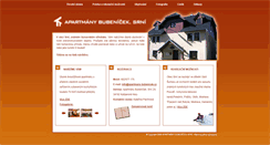 Desktop Screenshot of apartmany-bubenicek.cz